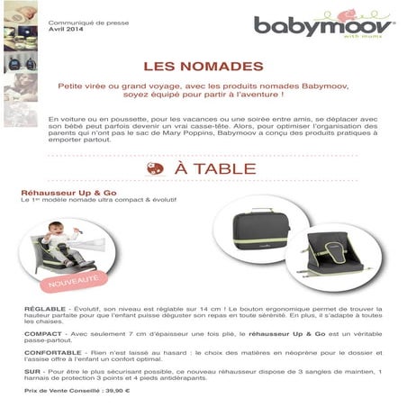 Communique de presse Nomade