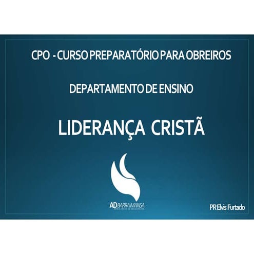 Curso 2024 Liderança Cristão Evangélica_