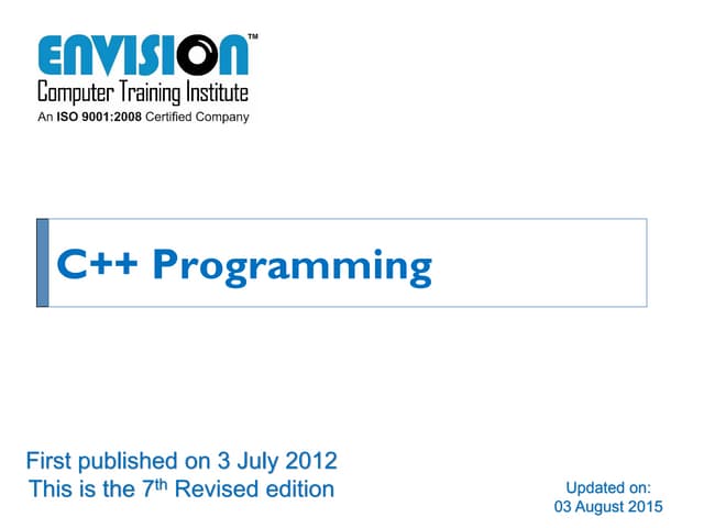 C++ Programming