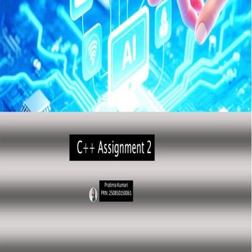 C++ practice questions for assignment presentation