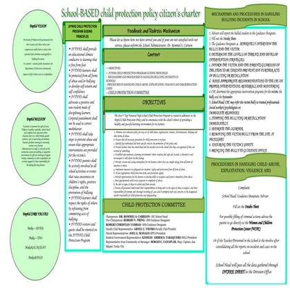 child protection policy charter of depeertment of education in the whole univ...