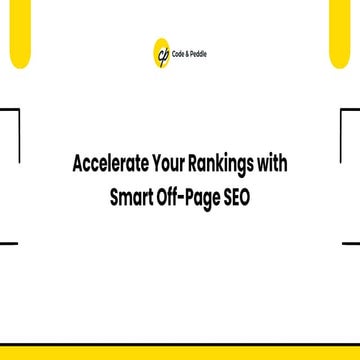 Accelerate Your Rankings with Smart Off-Page SEO Strategies | PDF