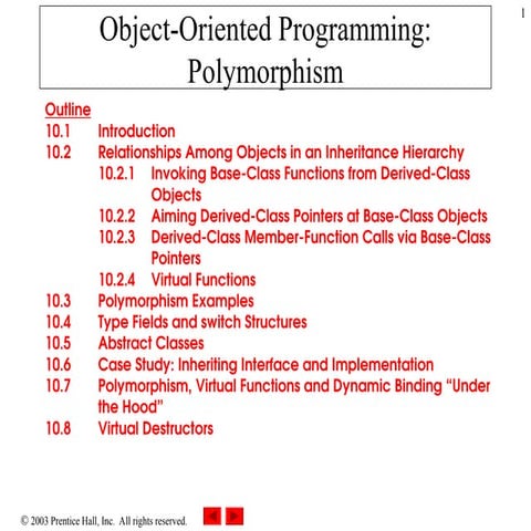 Programming Fundamentals, C++, Object Oriented Programming | PPT | Free ...