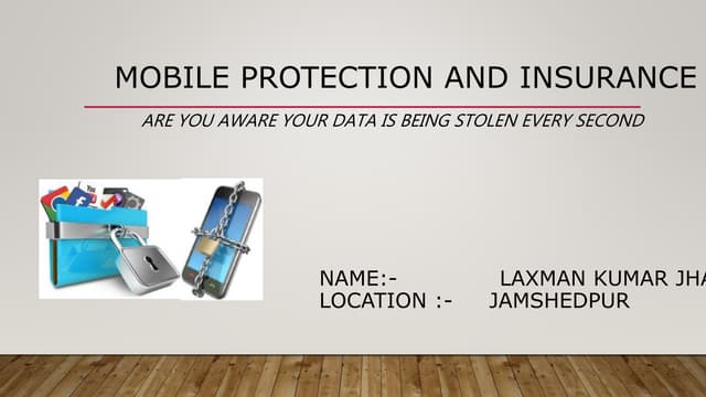 MOBILE PROTECTION / MOBILE INSURANCE / MOBILE SECURITY