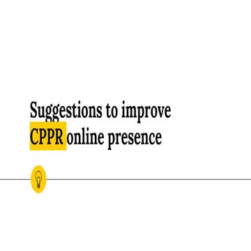 Cppr suggestions akhil