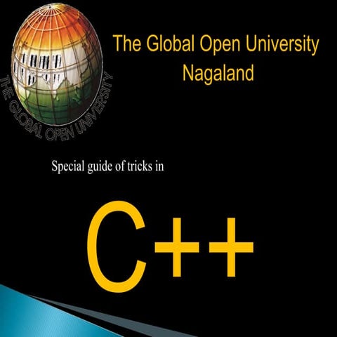 Advance features of C++ | PPT