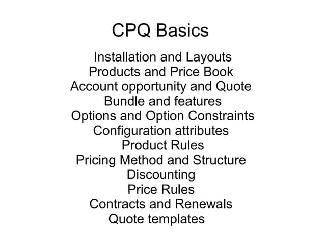 Cpq basics bycesaribeiro