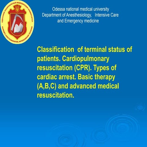 CPR CARDIO PULMONARY RESUSTICATION ANAESTHESIA