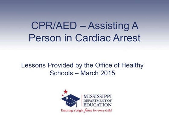 How to use an Automated External Defibrillator (AED) | PPT