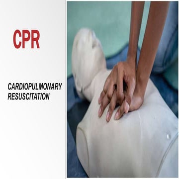 CPR PPTX First Aid Injuries