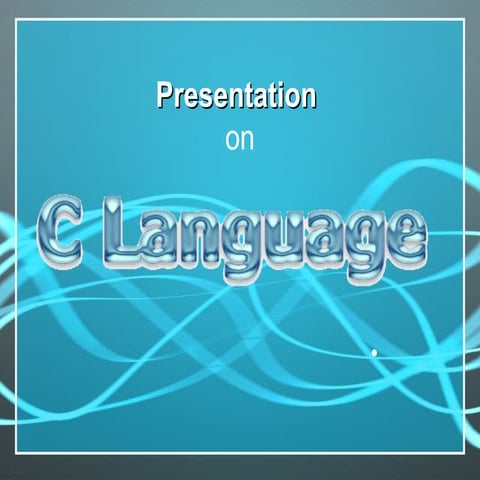 C presentation | PPT