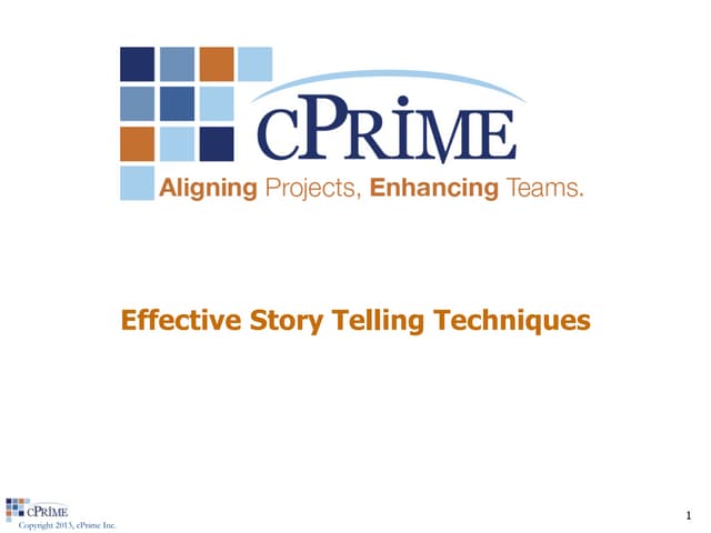 Story Telling for Product Owners