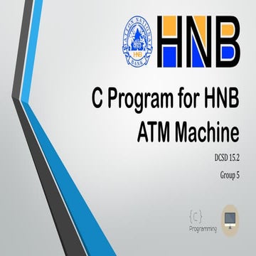 C program for hnb atm machine   original - updated - [pys]