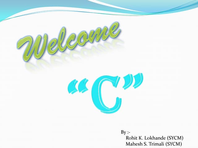 C programinng | PPT