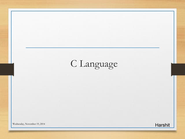 C programming