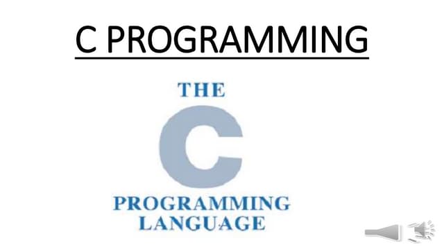 C programming | PPT