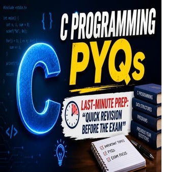 PYQ - 2 | C Programming Previous Year Questions (PYQ) PDF | MCQs ...