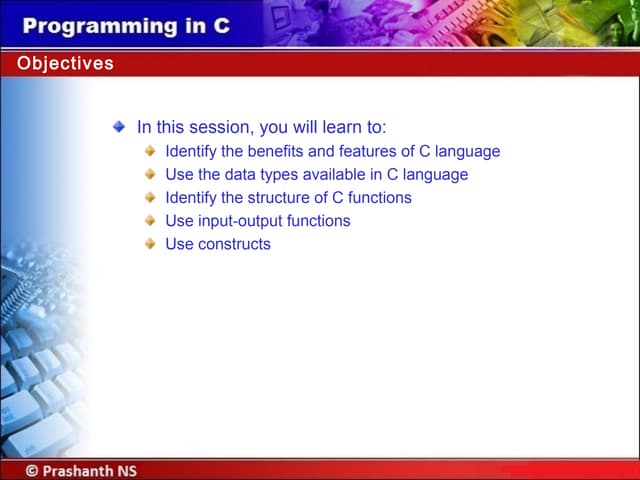 C programming unit 01