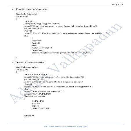 C programs | PDF