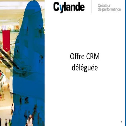 présentation offre CRM Services CYLANDE