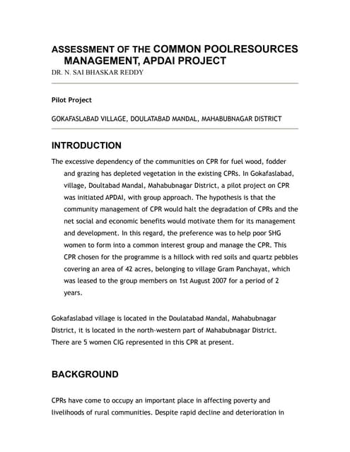 Cpr study sai bhaskar