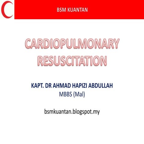 Cardiopulmonary Resuscitation