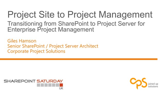 CPS - Transitioning from SharePoint...