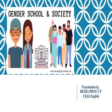  Gender, school and society