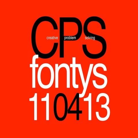 Creative Problem Solving Fontys110413