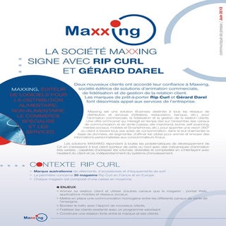 La société MAXXING signe avec Rip C...