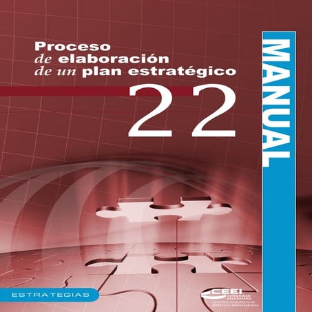 Cápsula 22. proceso de elaboración de un plan estratégico