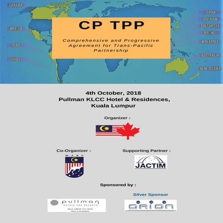 Talk on CP-TPP Comprehensive and Progressive Agreement for Trans-Pacific Partnership