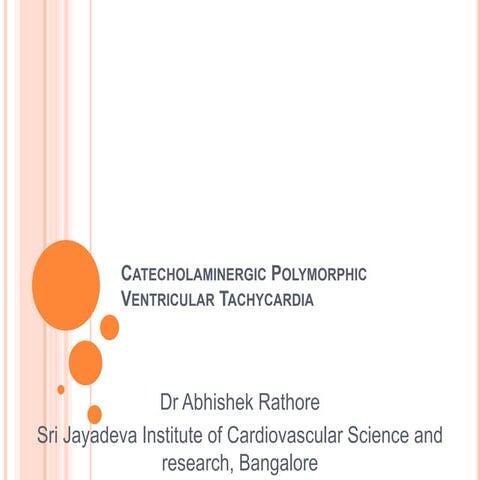Catecholaminergic Polymorphic VT