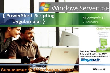 Windows Server 2008 (PowerShell Scripting Uygulamaları)