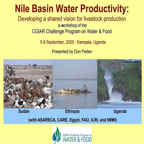 Nile Basin water productivity: Developing a shared vision for livestock produ...