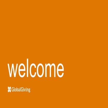 Japan GlobalGiving Partner Workshop 2018