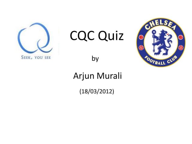 Cqc 18.3.12