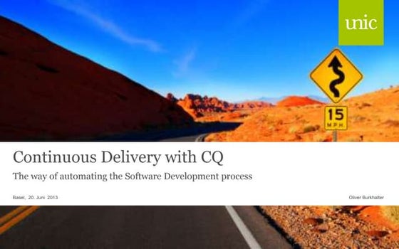 Continous Delivery with CQ