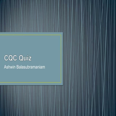 Cqc quiz 2