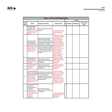 cqi 11 plating system assessment | PDF