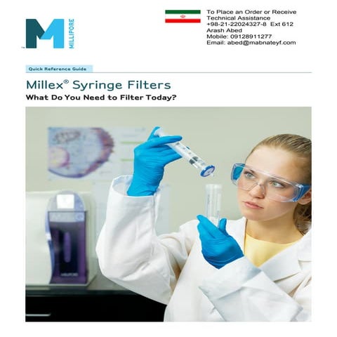 Millex syringe filters | PDF