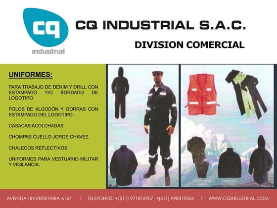 Cq Industrial presentations