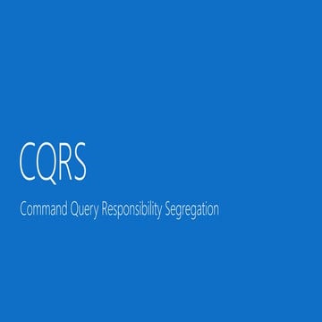 CQRS