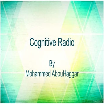 Cognitive Radio