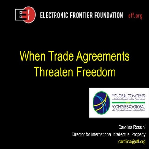 Impact of Trade Agreements on IP