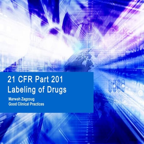 21 Cfr 101 Labeling Requirements – BYOFB