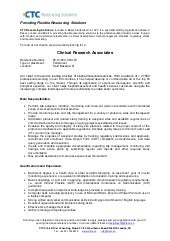 top 5 clinical research coordinator cover letter samples clinical research coordinator cover letter