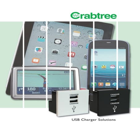 Crabtree usb charger solutions