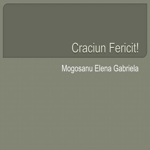 Craciun fericit 