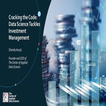 Cracking the Code: Data Science Tackles Investment Management | PPTX